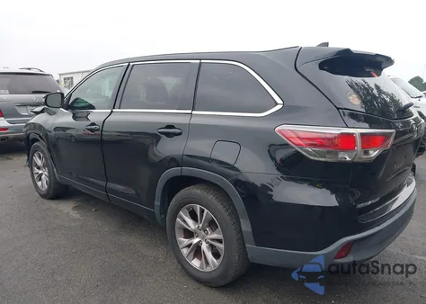 2014 Toyota Highlander Xle V6 z USA, uszkodzony, nr VIN 5TDKKRFH6ES019600
